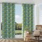 Atlantis - Aqua & Teal,Green Tropical & Botanical Upholstery Fabric 54 Inches"